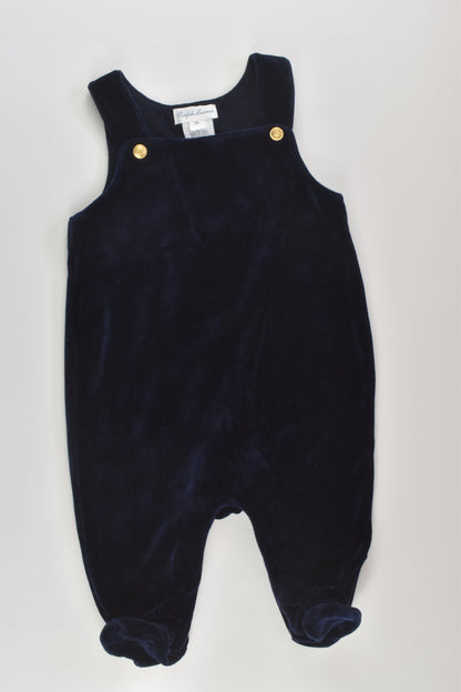 Ralph Lauren Size 000 (3 months) Velour Overalls