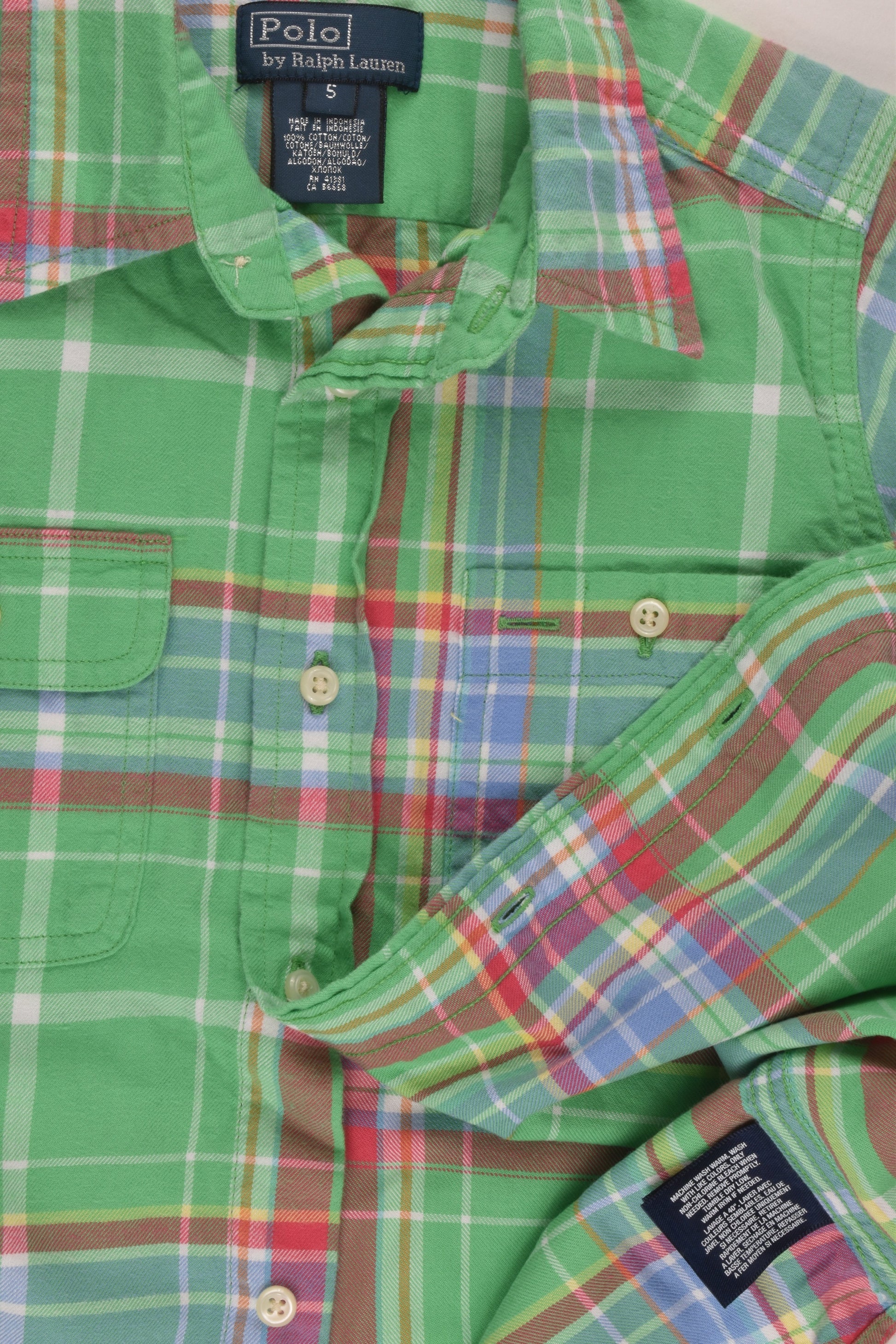 Ralph Lauren Size 5 Checked Shirt