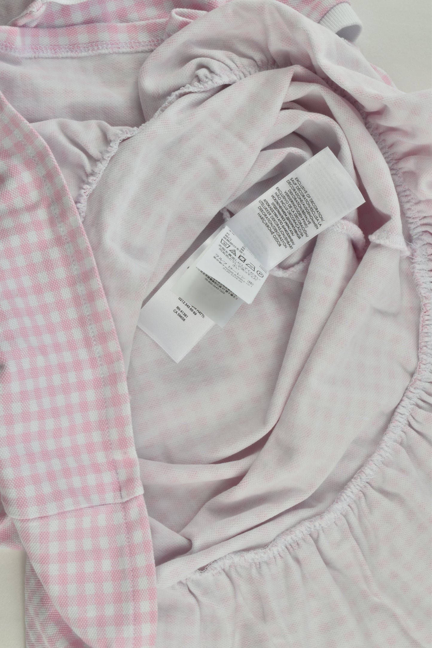 Ralph Lauren Size 6 Checked Pink Polo Dress