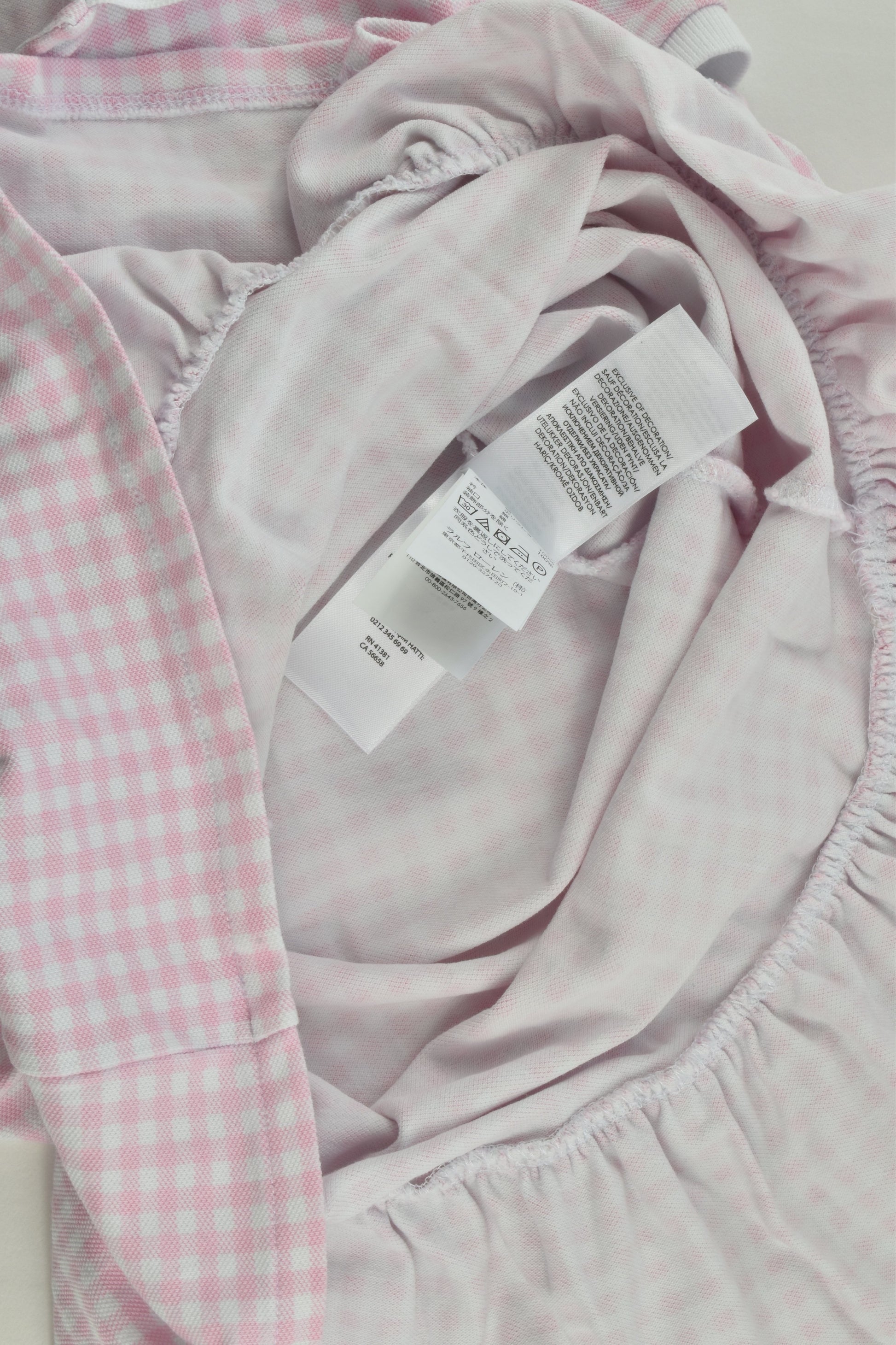 Ralph Lauren Size 6 Checked Pink Polo Dress