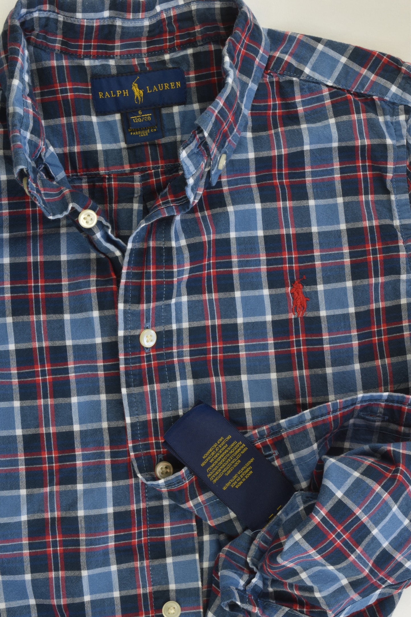 Ralph Lauren Size 6 Checked Shirt