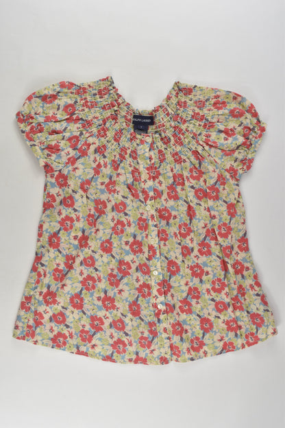 Ralph Lauren Size 7 Floral Blouse