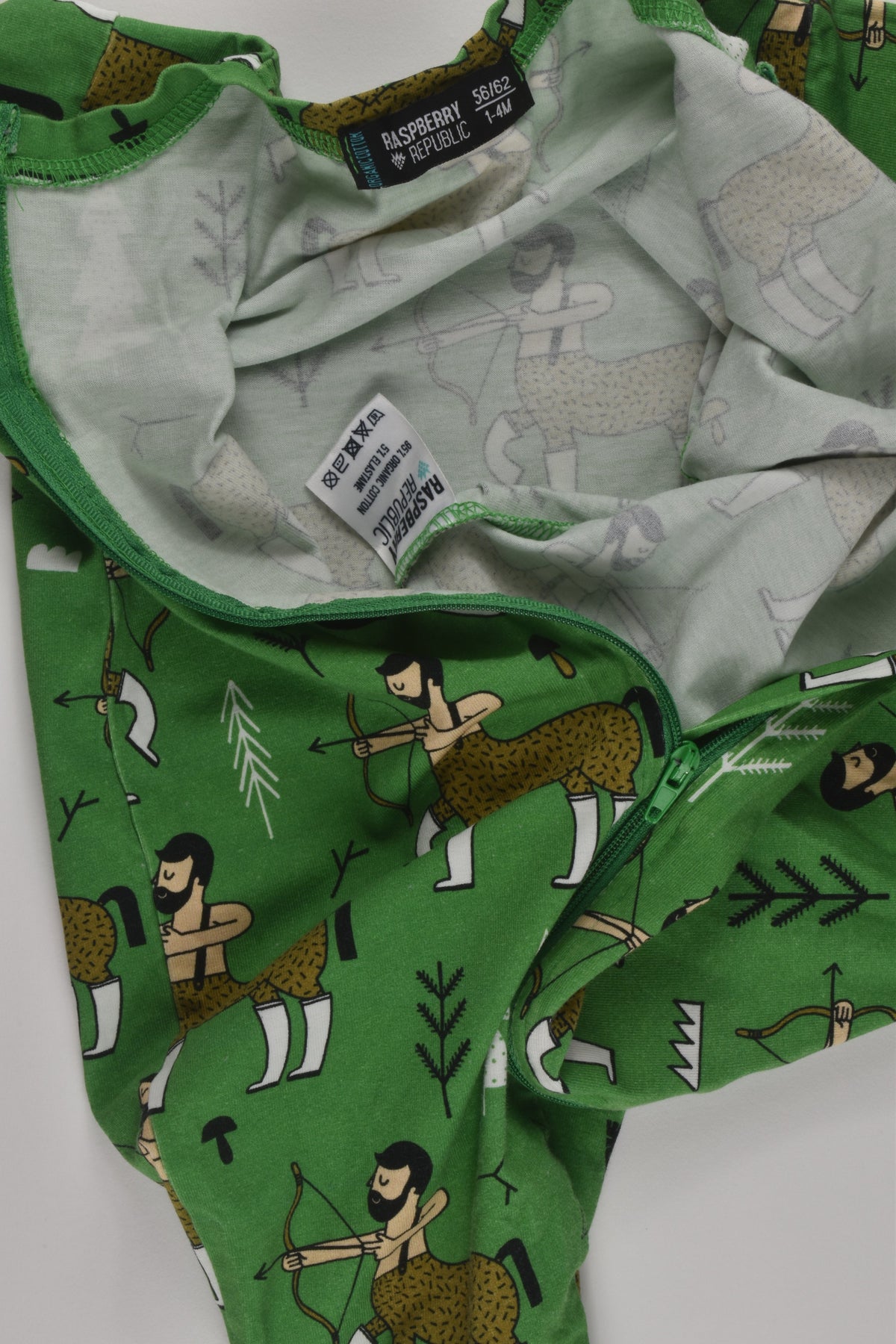 Raspberry Republic Softshell Raspberry Republic Size 000 (56/62 cm) Romper – MiniMe Preloved - Baby ...
