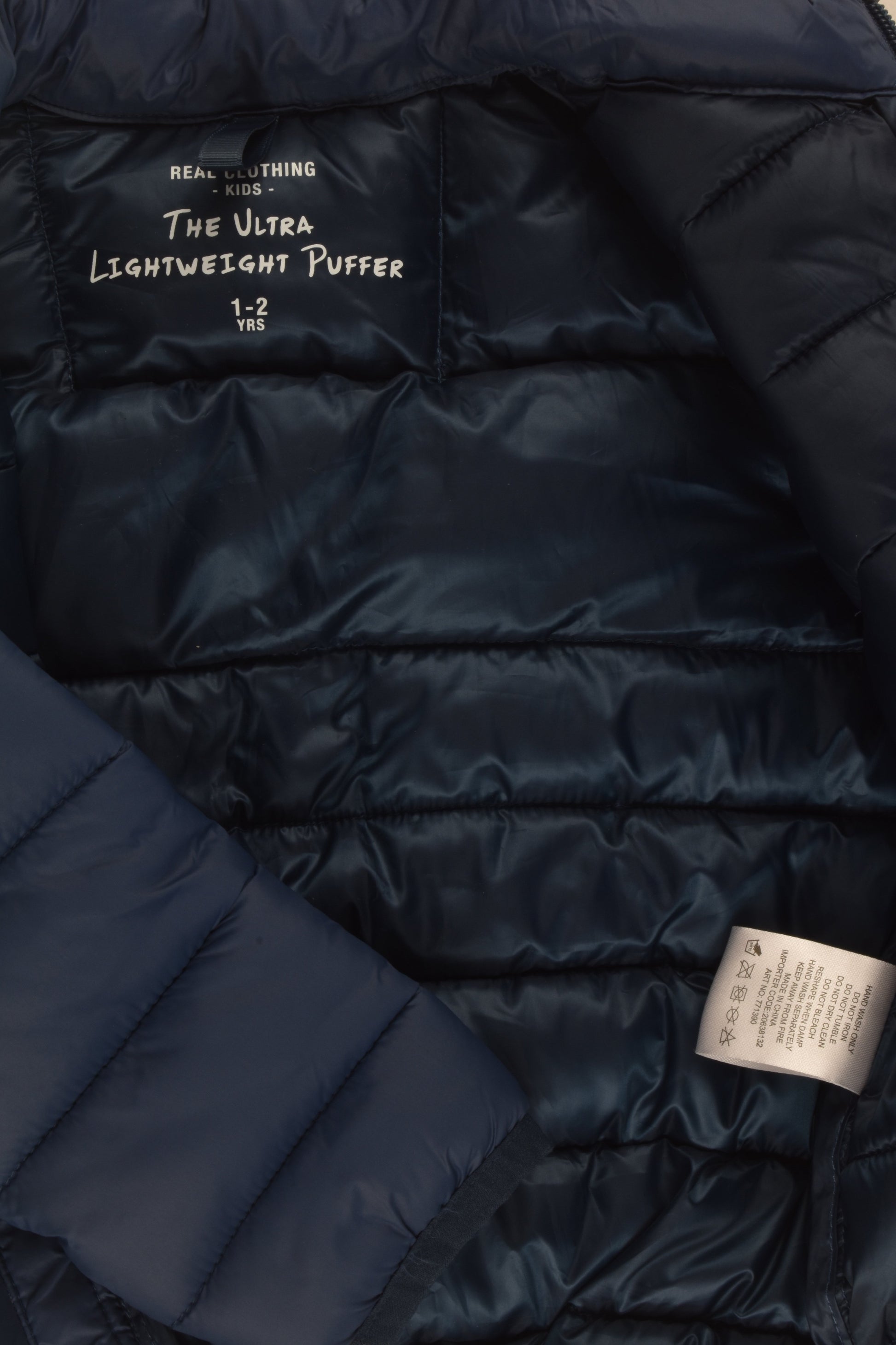 Real Clothing Kids Size 1-2 Puffer Jacket