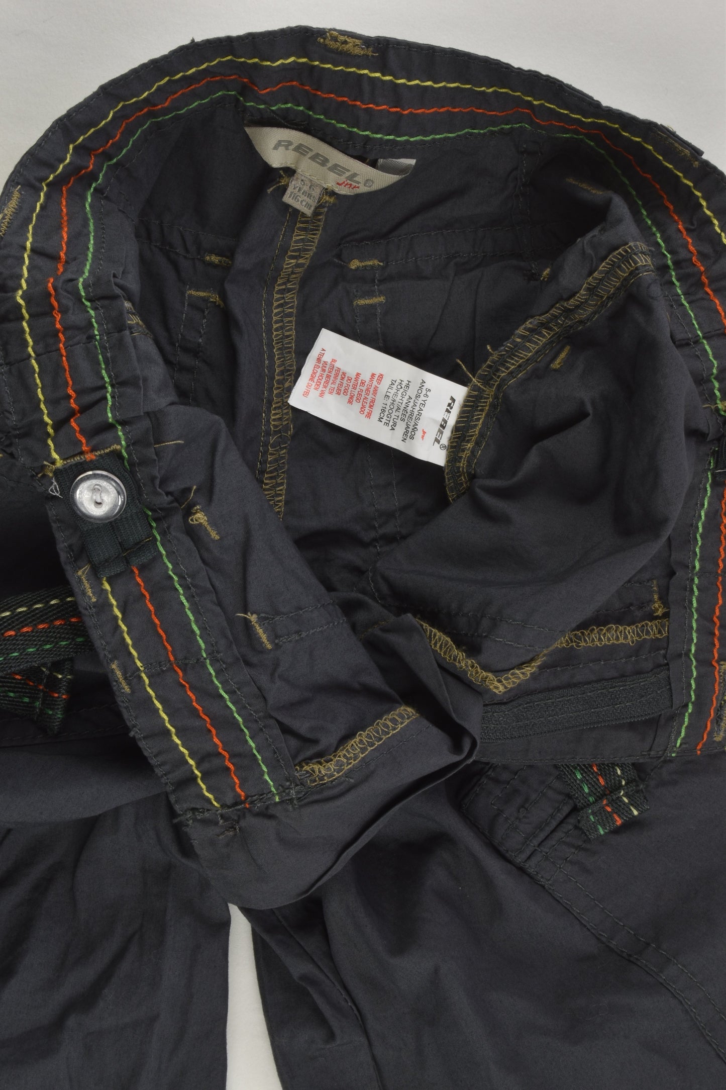 Rebel Jnr Size 5-6 (116 cm) Lightweight Pants