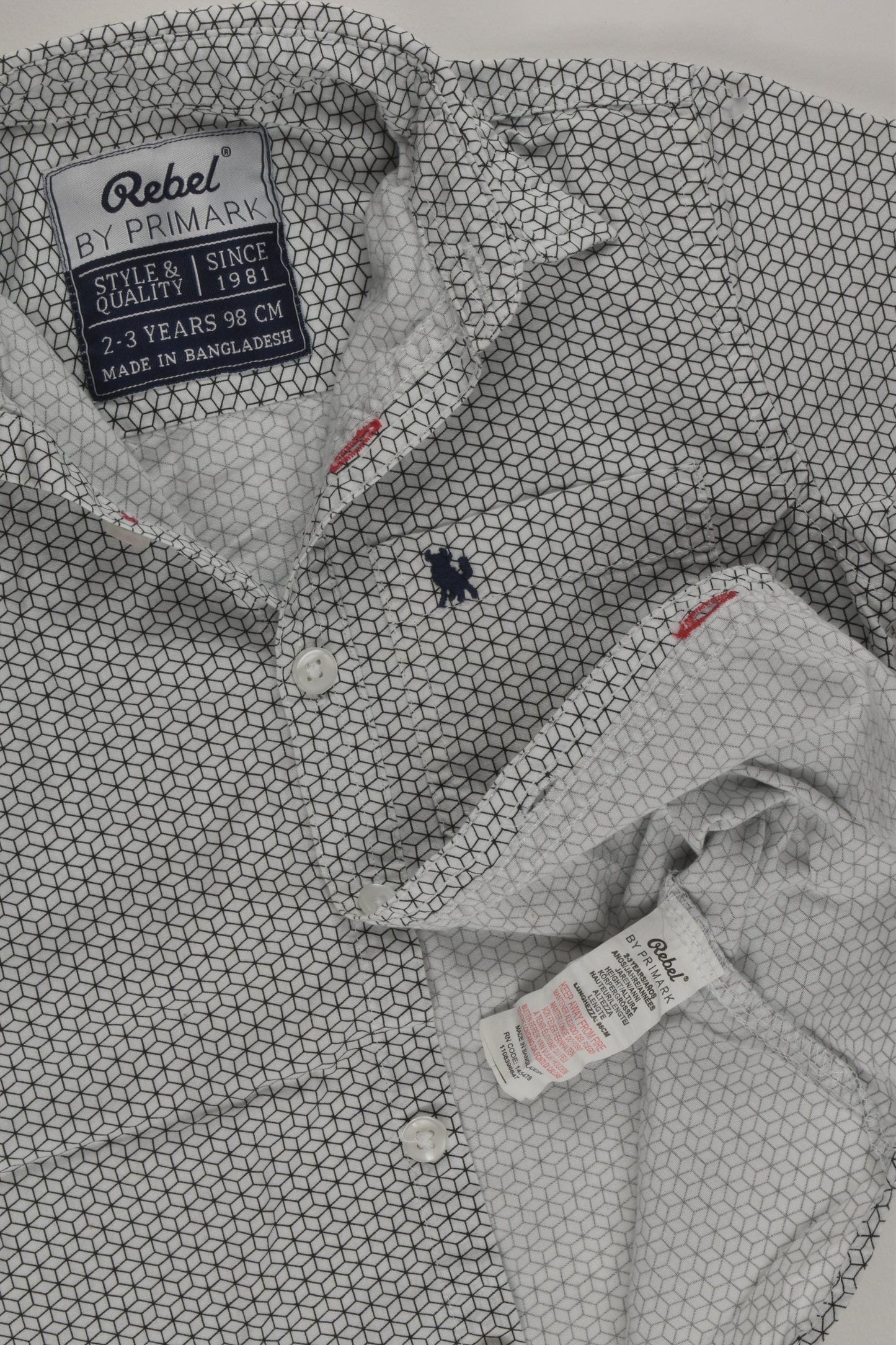 Rebel by Primark Size 2-3 Shirt