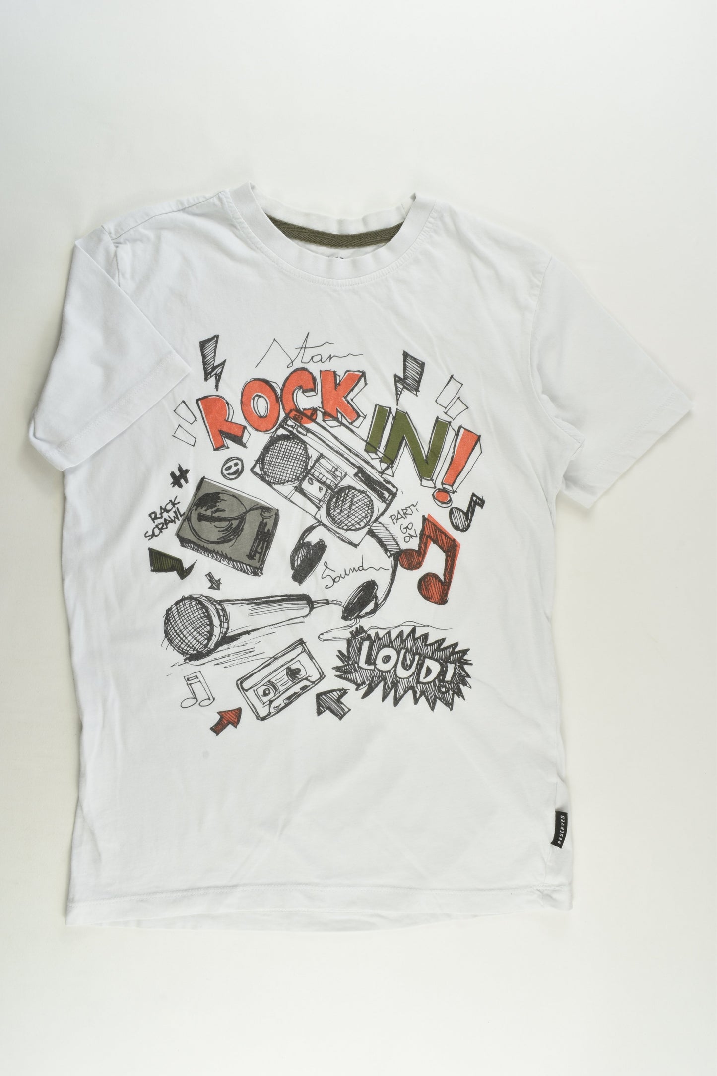 Reserved Size 10 (140 cm) 'Rock In' T-shirt