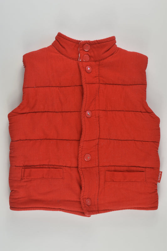 Rhubarb Size 1-2 Cord Vest