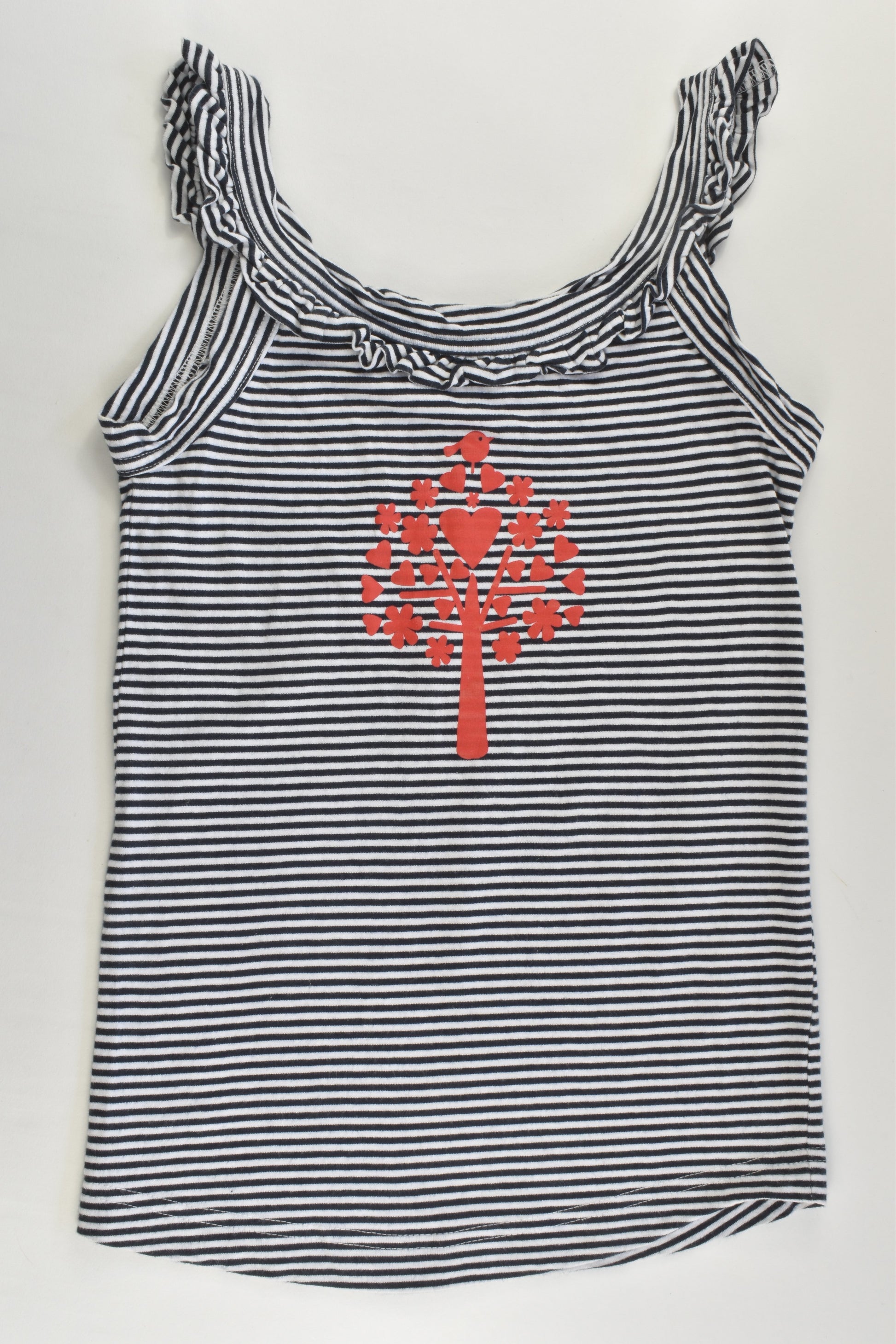 Rhubarb Size 7-8 Bird and Tree Tank Top