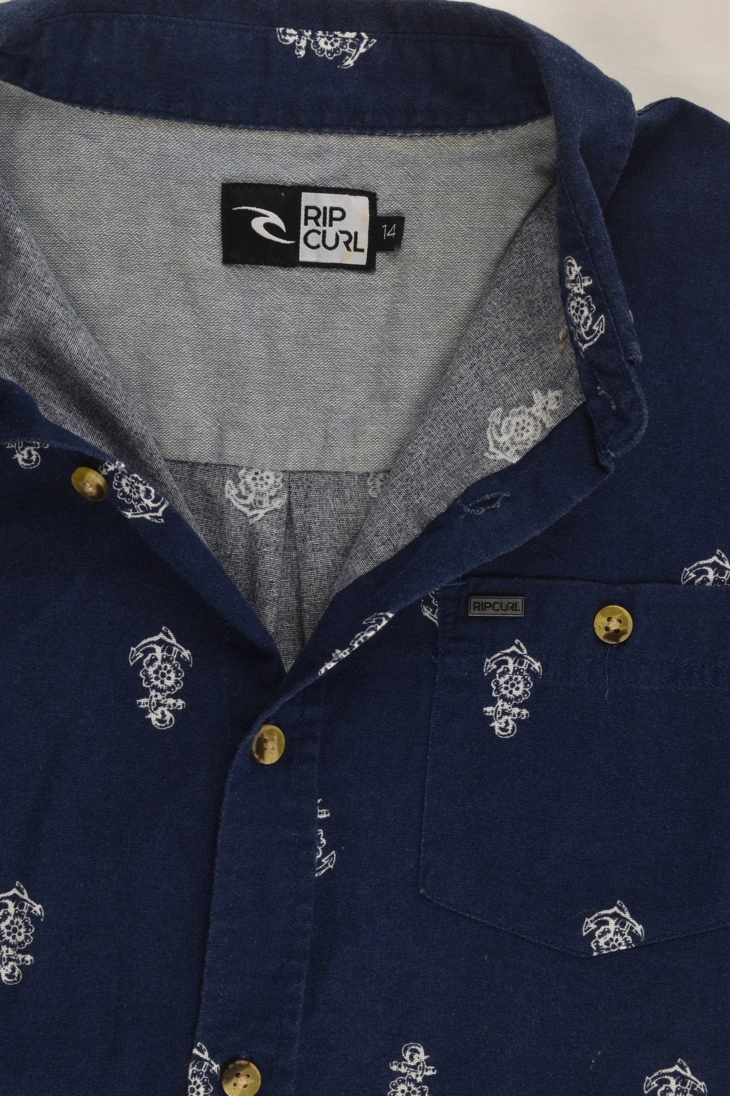 Rip Curl Size 14 Anchor Shirt