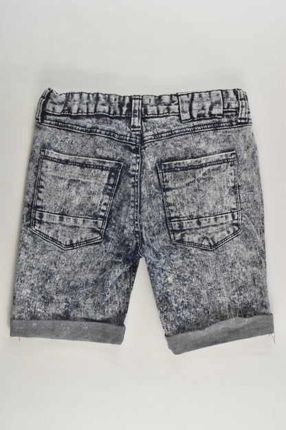 River Island Size 5-6 Stretchy Acid Wash Denim Shorts