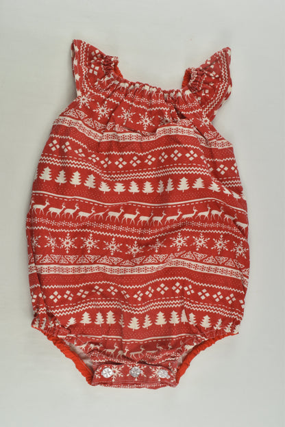 Robyn's Sewing Room Size 1 Christmas Bubble Romper