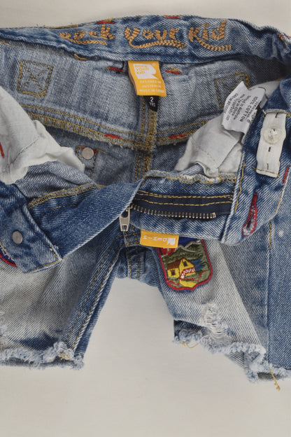 Rock Your Baby Size 2 Denim Shorts