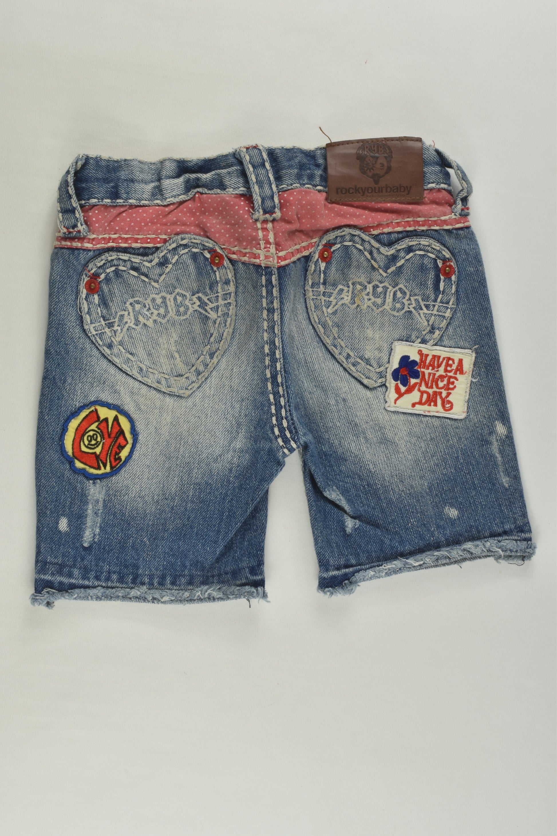 Rock Your Baby Size 3 Denim Shorts