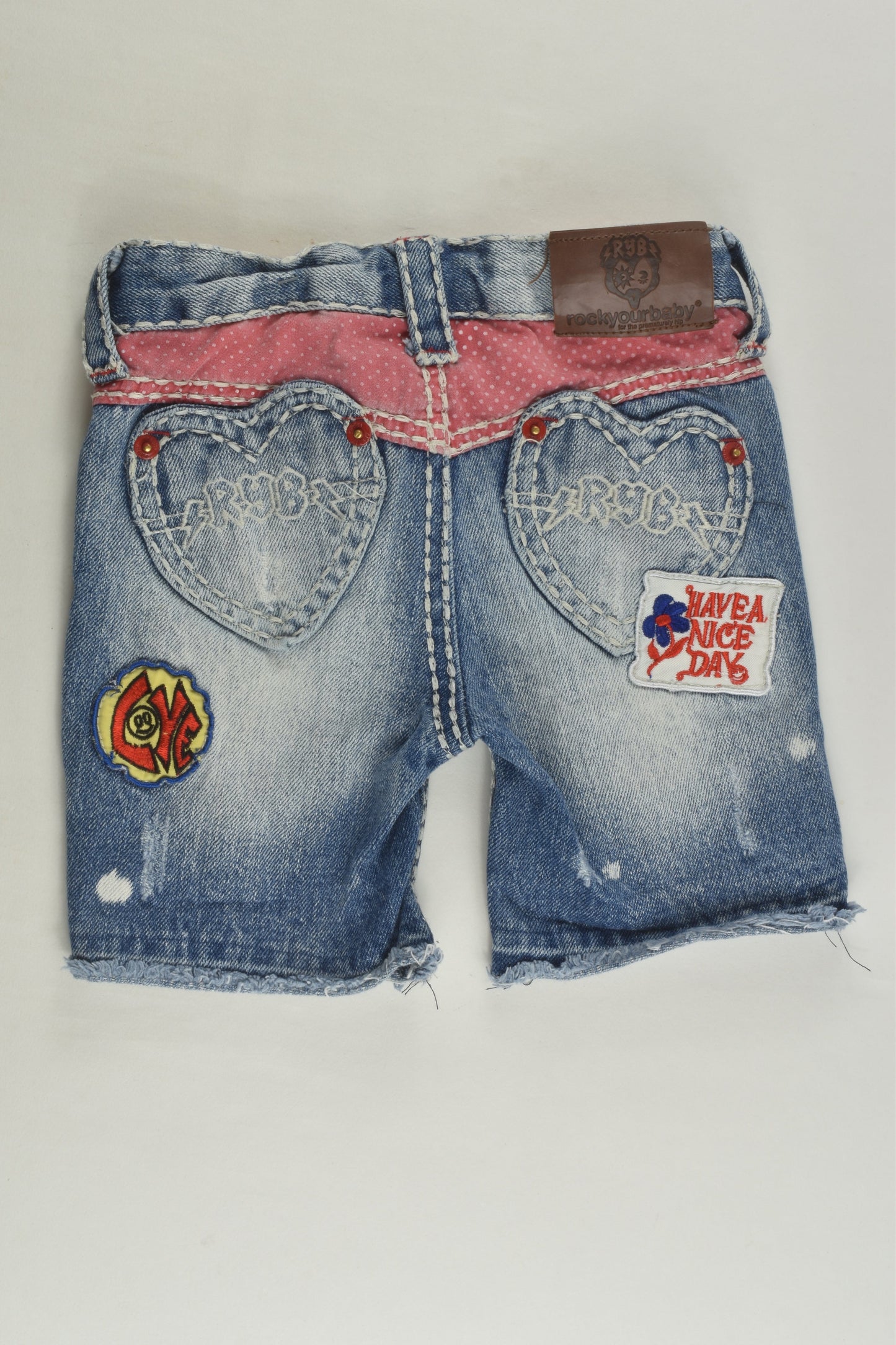 Rock Your Baby Size 3 Denim Shorts