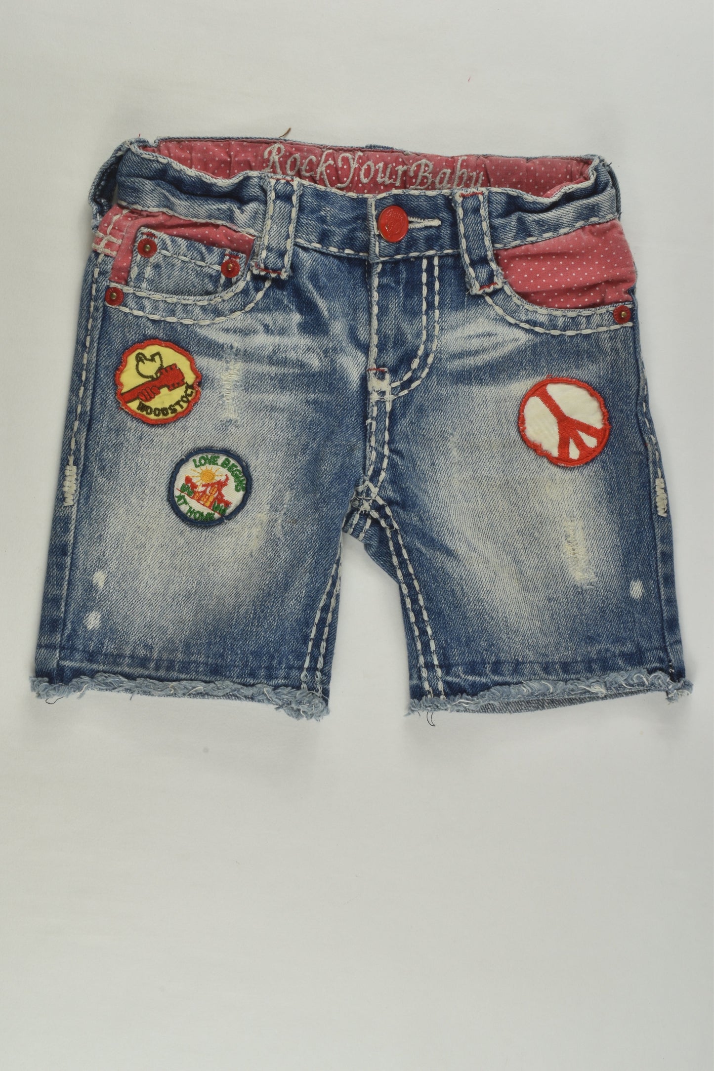 Rock Your Baby Size 3 Denim Shorts