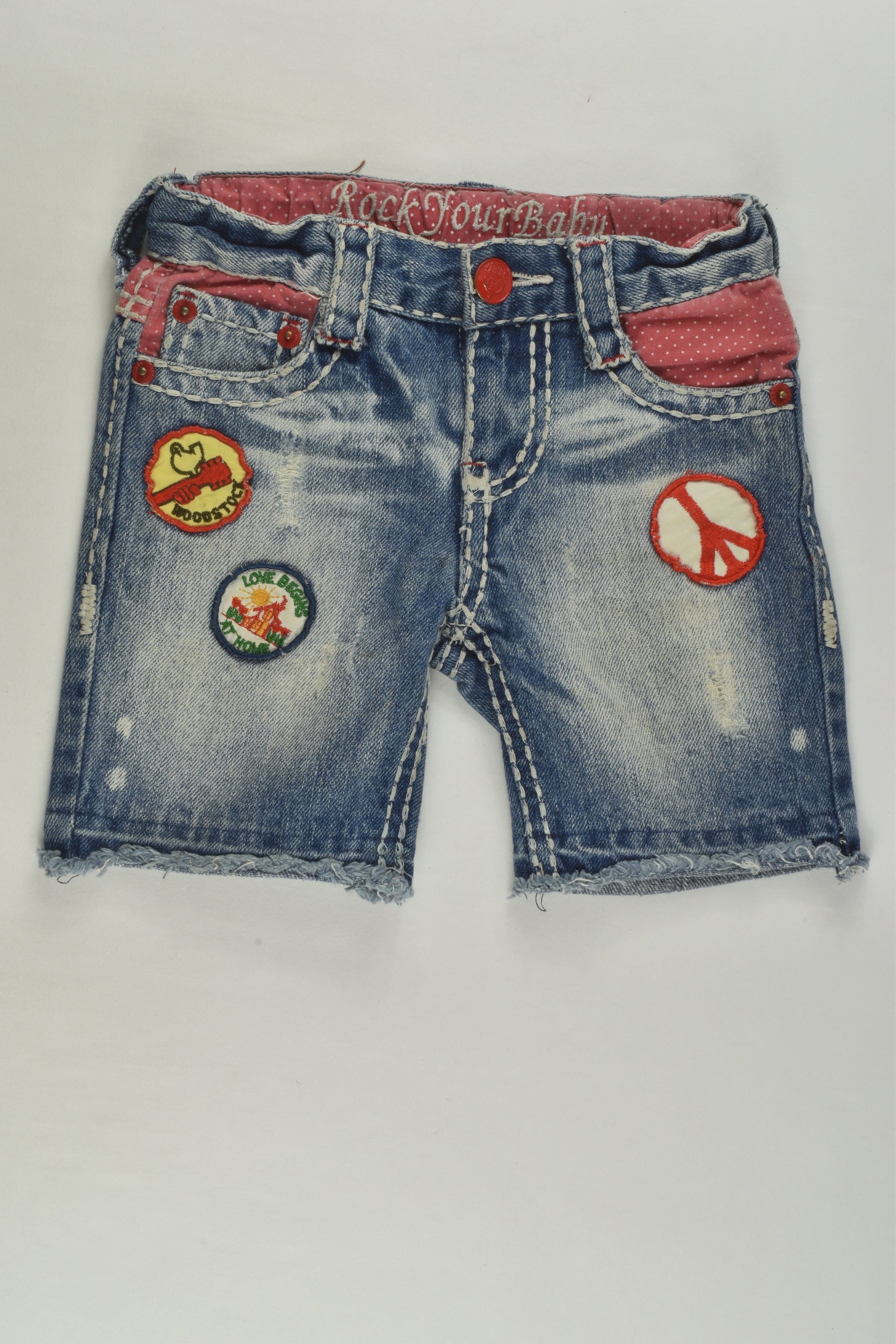 Rock Your Baby Size 3 Denim Shorts