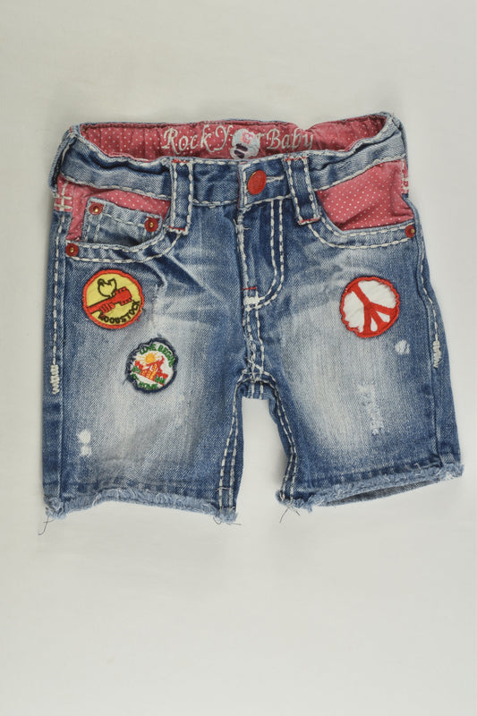 Rock Your Baby Size 3 Denim Shorts