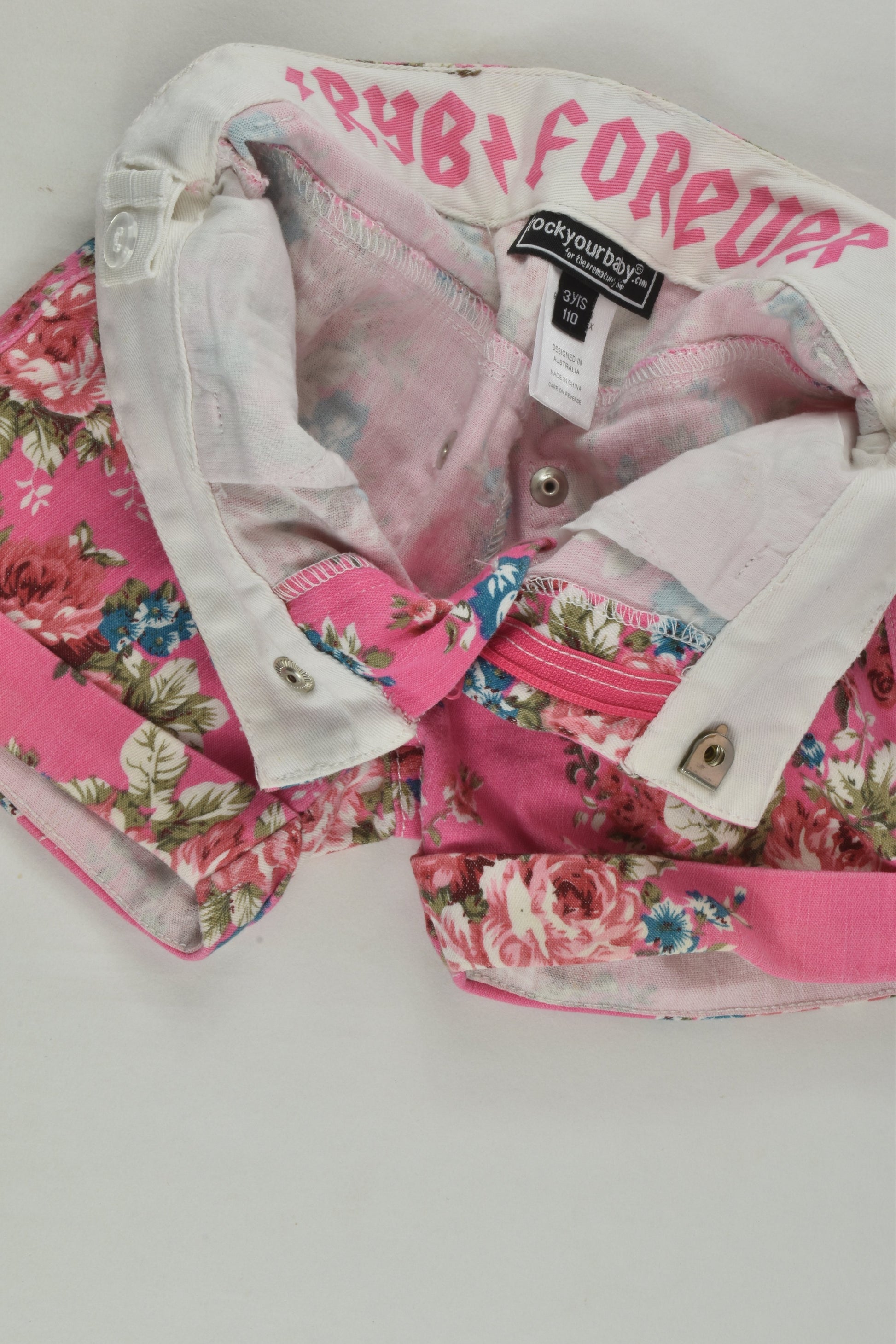 Rock Your Baby Size 3 Floral Shorts