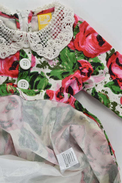 Rock Your Kid Size 1 Roses Dress