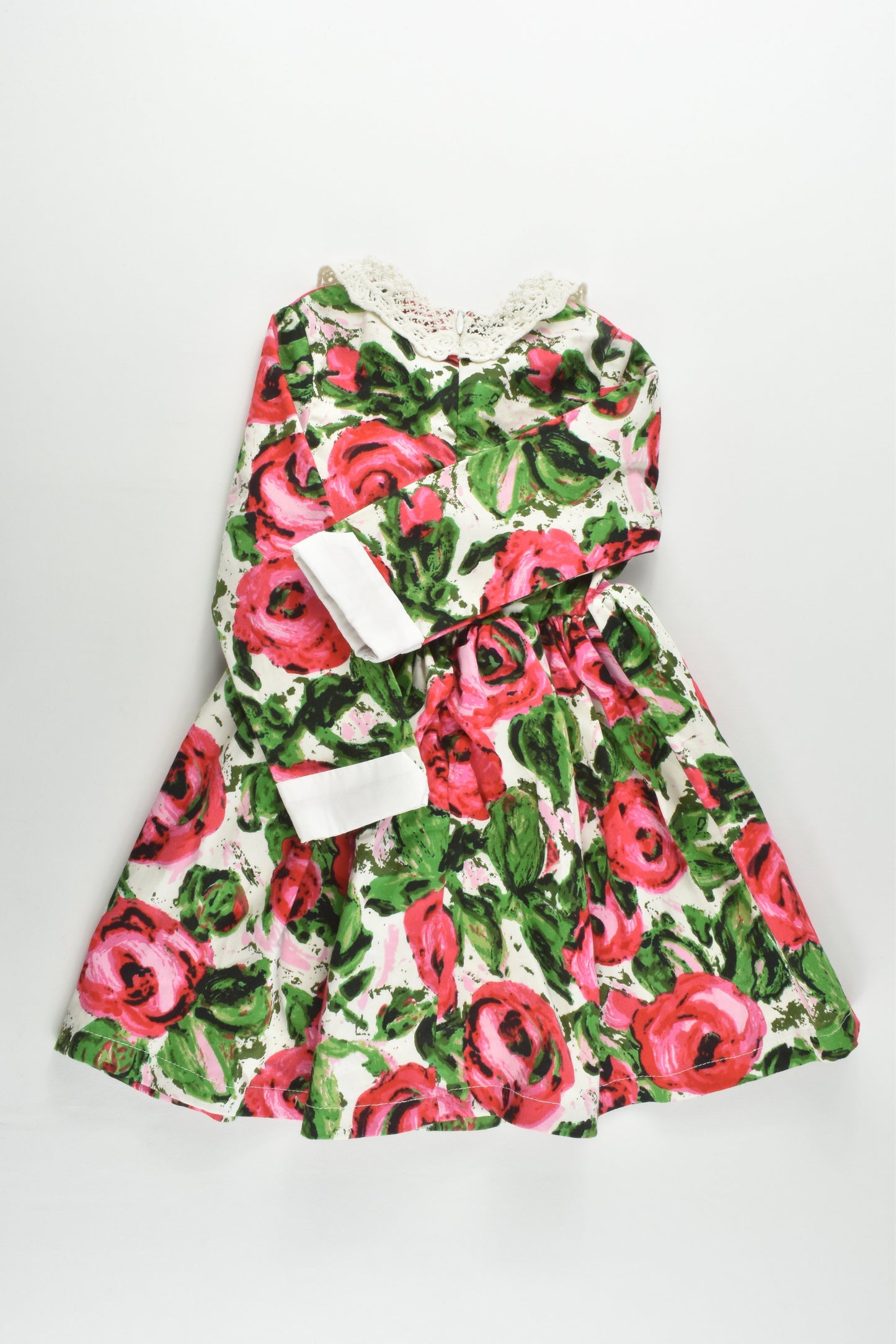 Rock Your Kid Size 1 Roses Dress