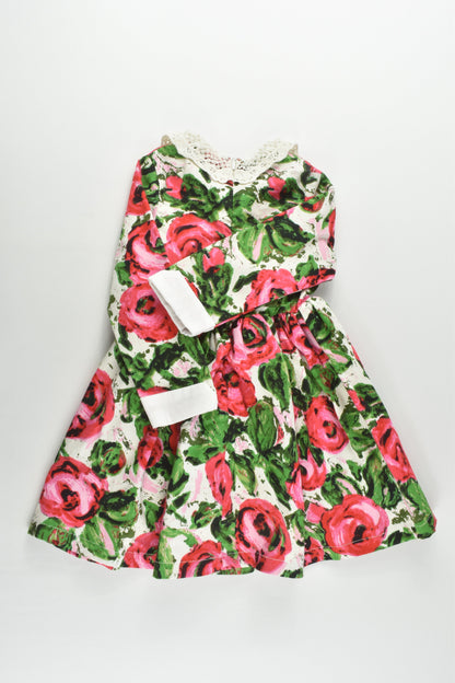 Rock Your Kid Size 1 Roses Dress