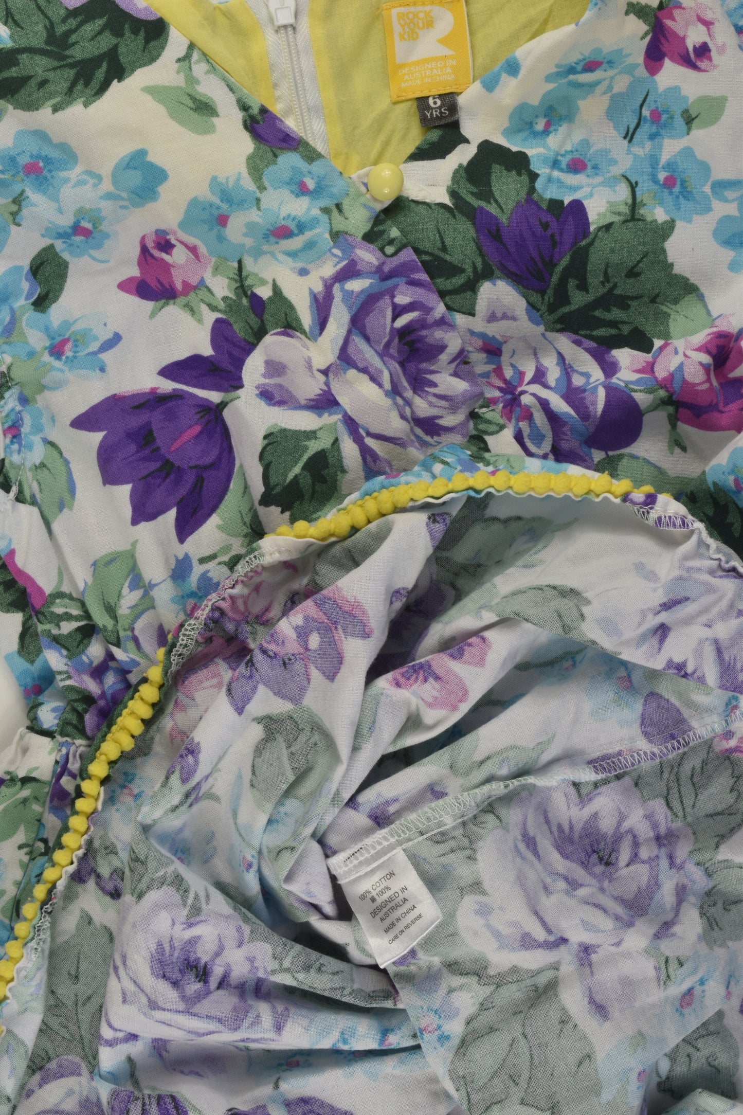 Rock Your Kid Size 6 Floral Dress