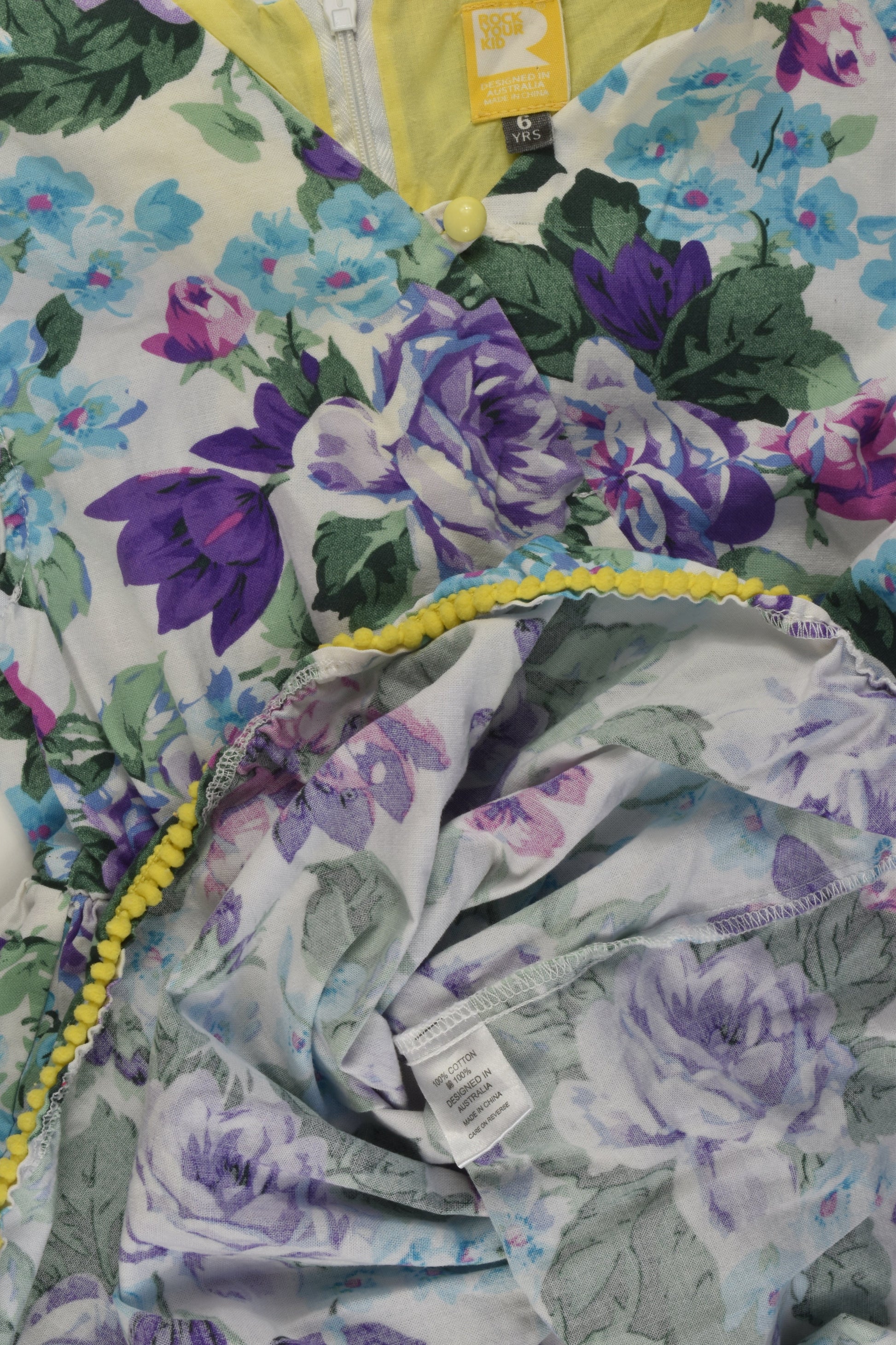 Rock Your Kid Size 6 Floral Dress