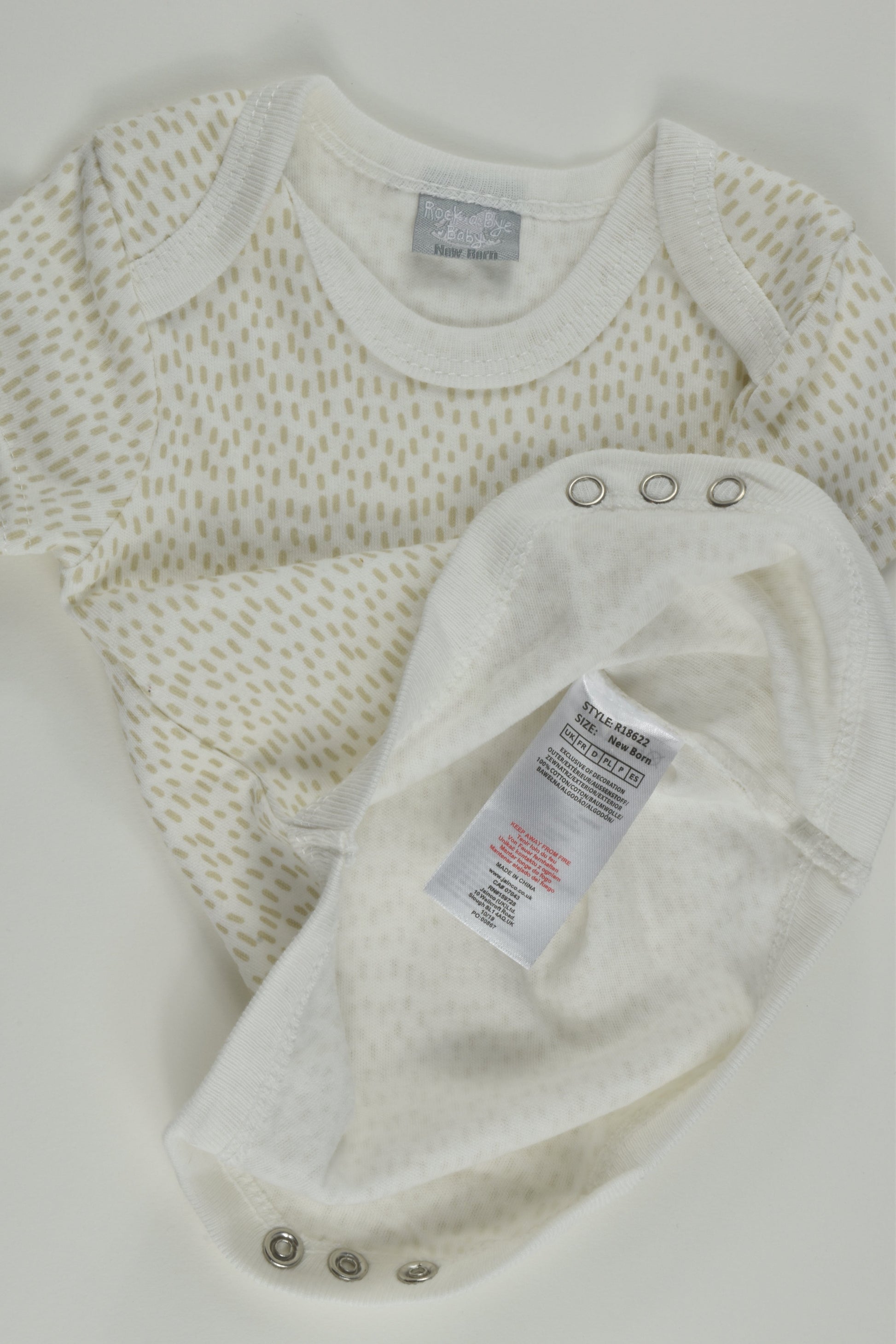 Rock-a-Bye Baby Boutique Size 0000 Bodysuit