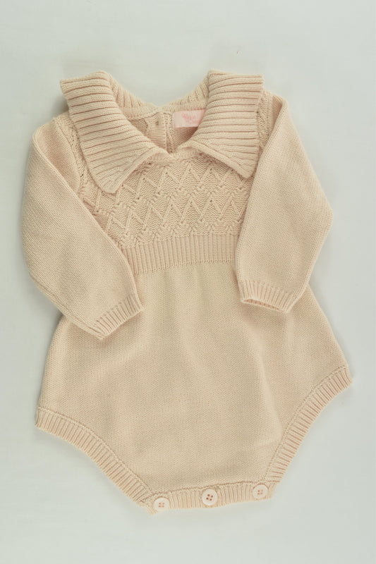 Rosie Cheeks Size 0 Knit Romper