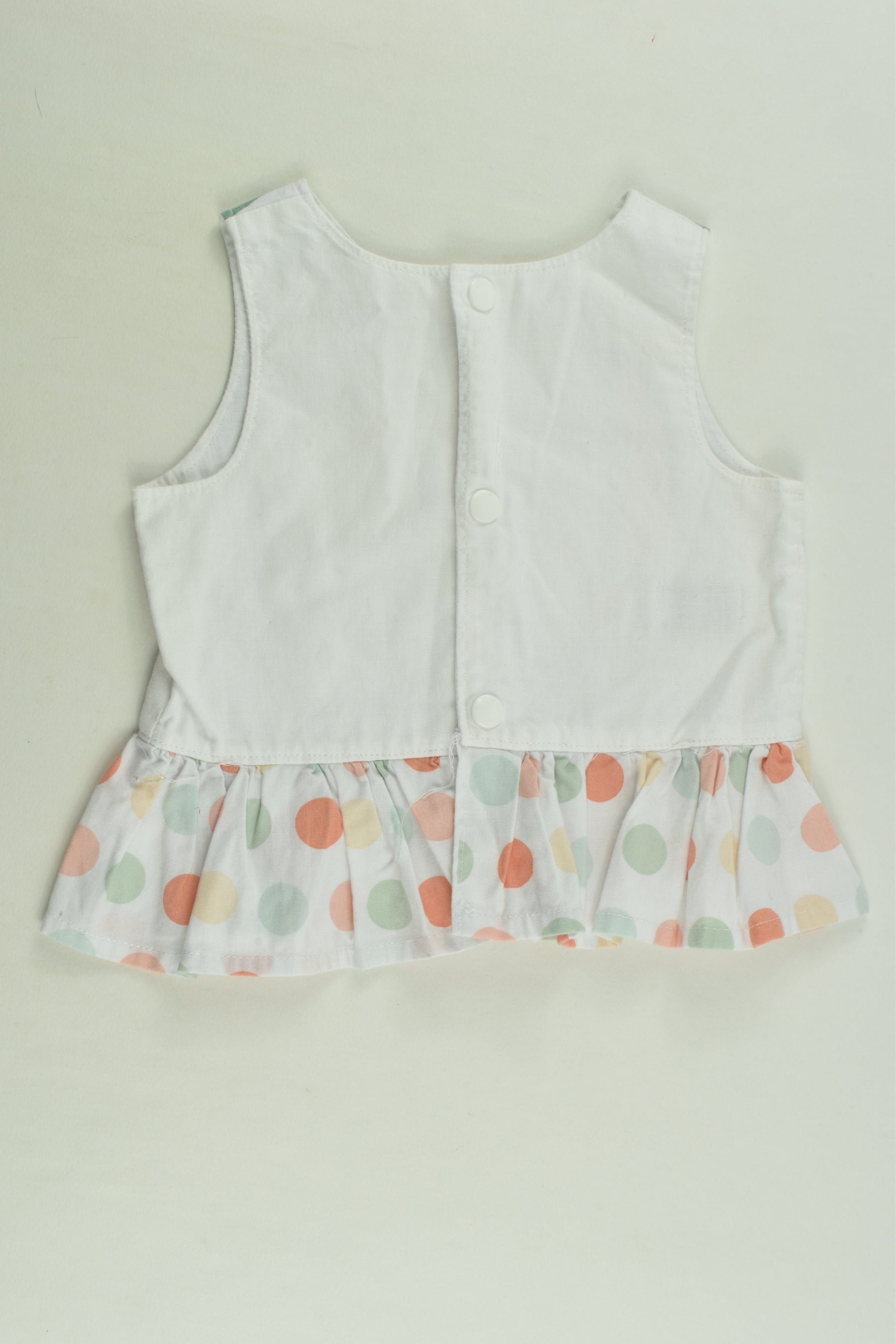 Rosie Cheeks Size1 'Loving' Bunnies Peplum Top