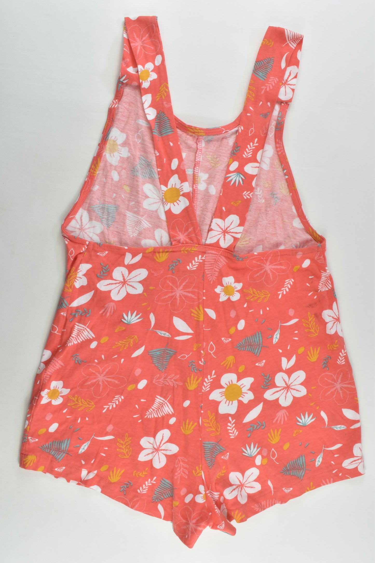 Roxy Size 7 Floral Short Playsuit