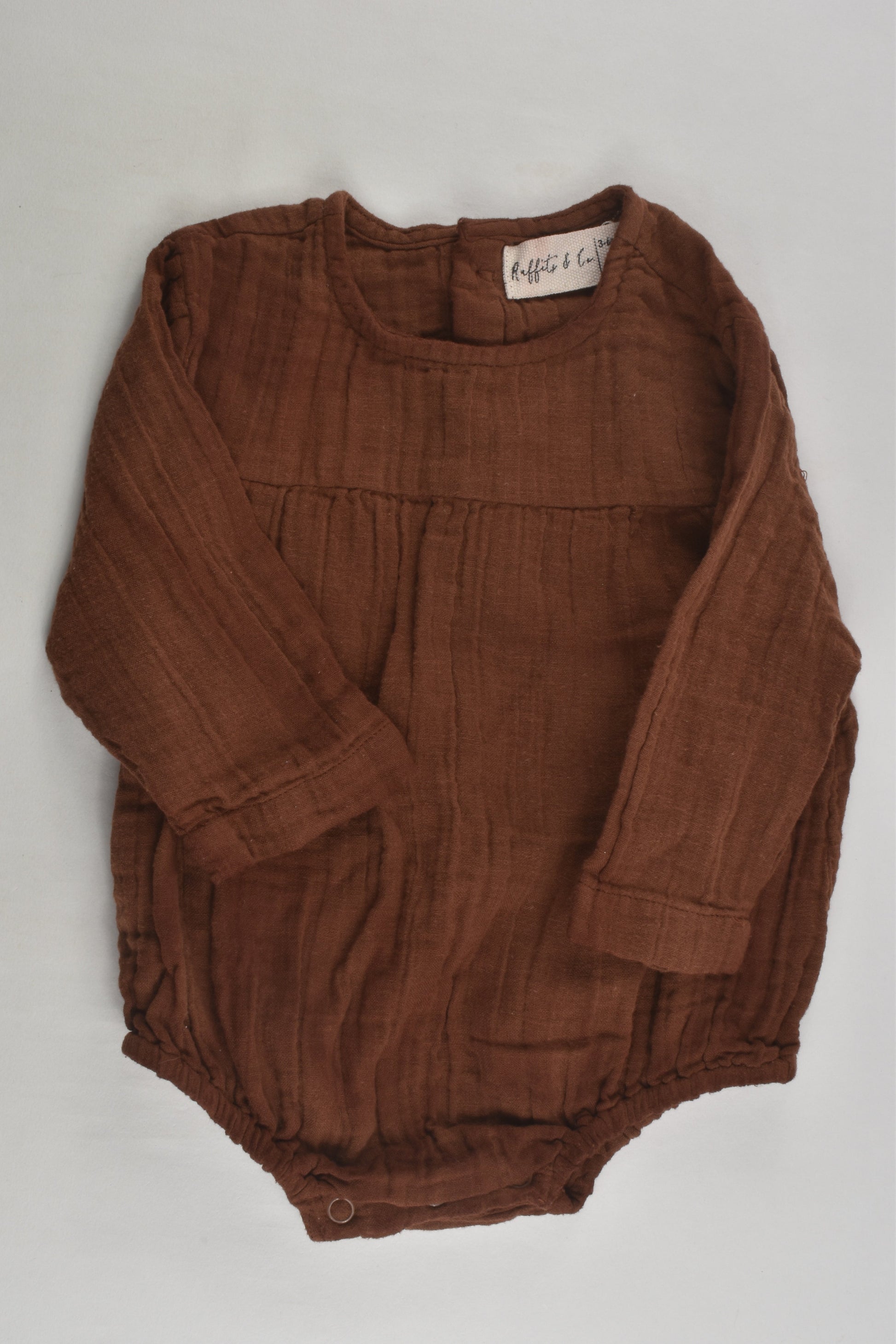 Ruffets & Co Size 00 Muslin Romper