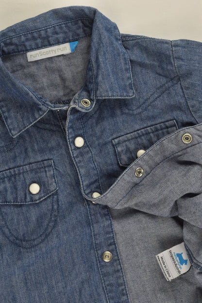 Run Scotty Run Size 1 Denim Shirt