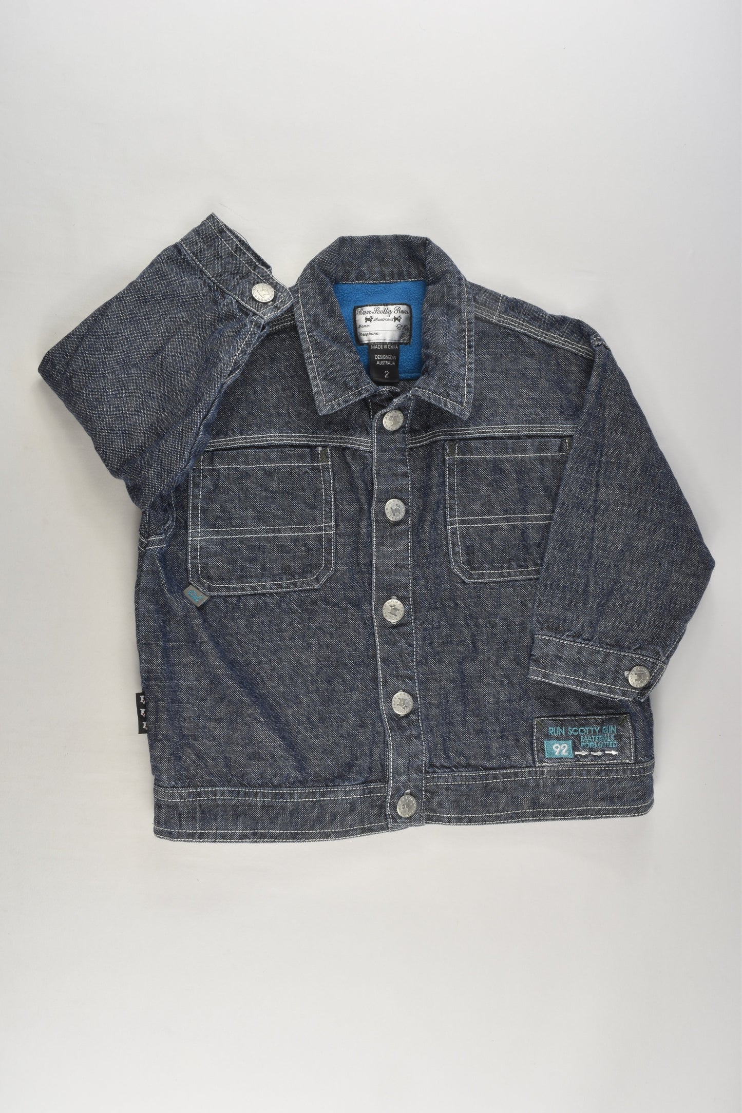 Run Scotty Run Size 2 Denim Jacket