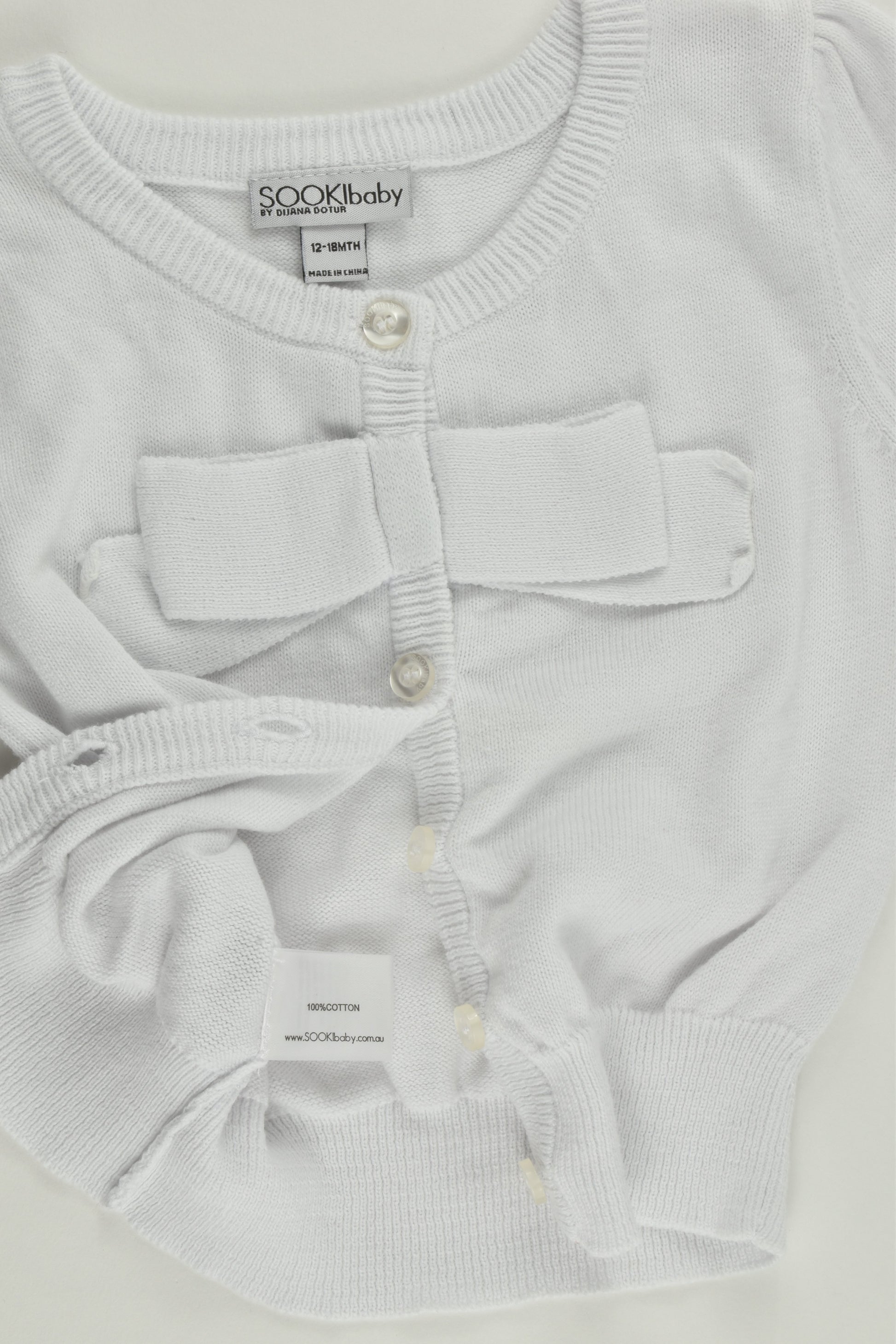 SOOKIbaby Size 1 (12-18 months) Cardigan