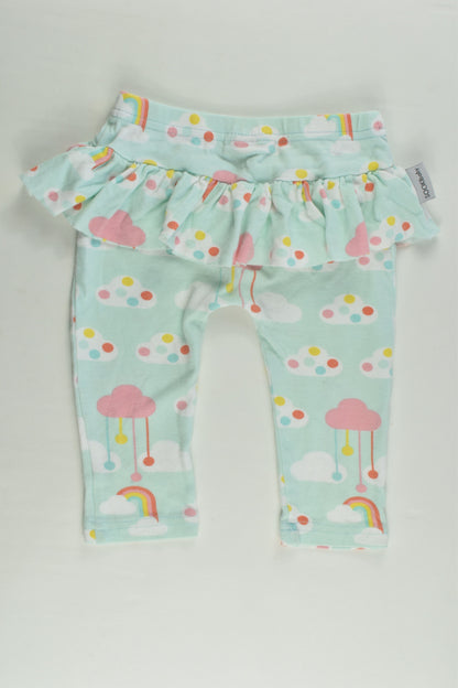 SOOKIbaby by Diana Dotur Size 0 Rainbow Clouds Pants
