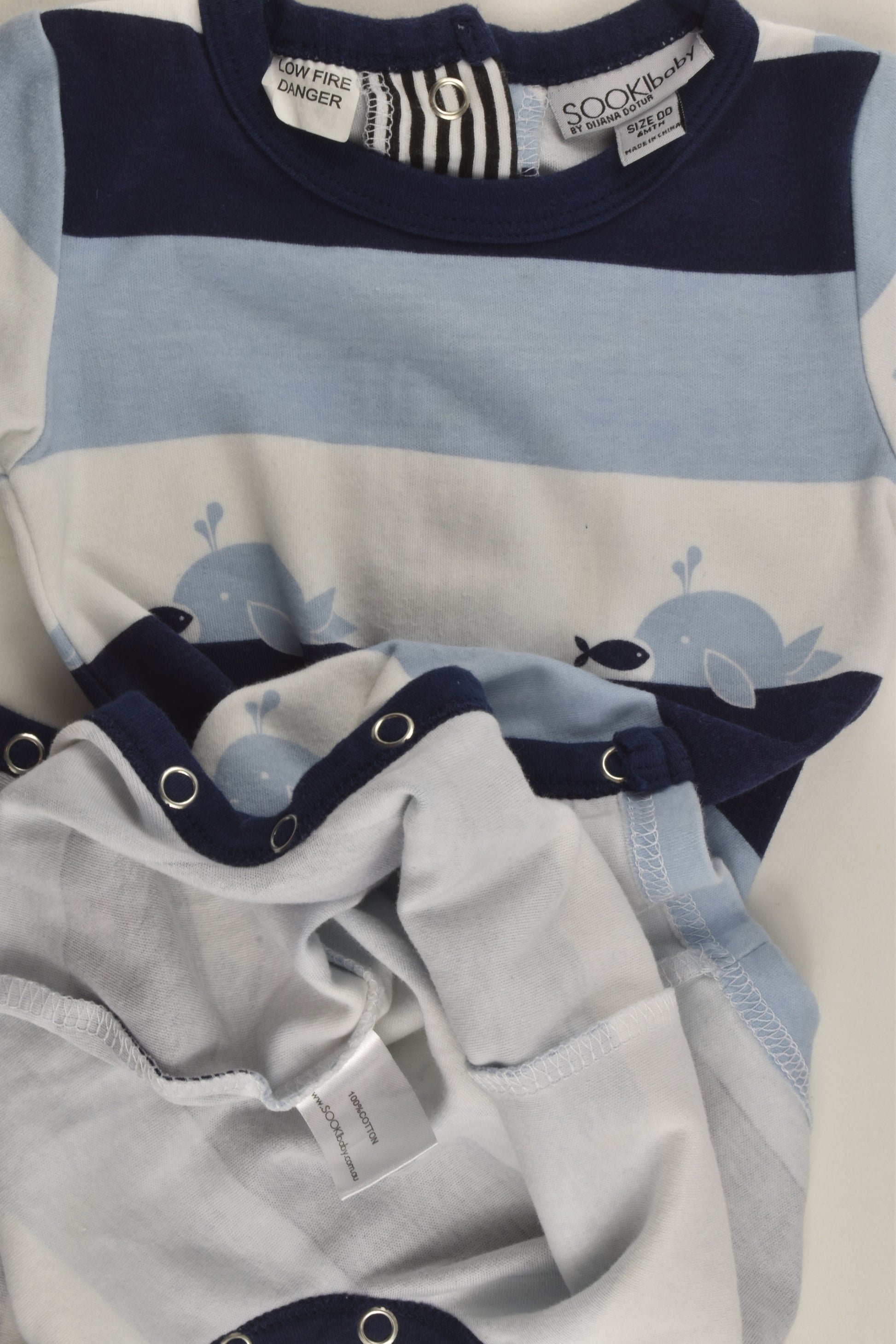 SOOKIbaby by Diana Dotur Size 00 (6 months) Romper