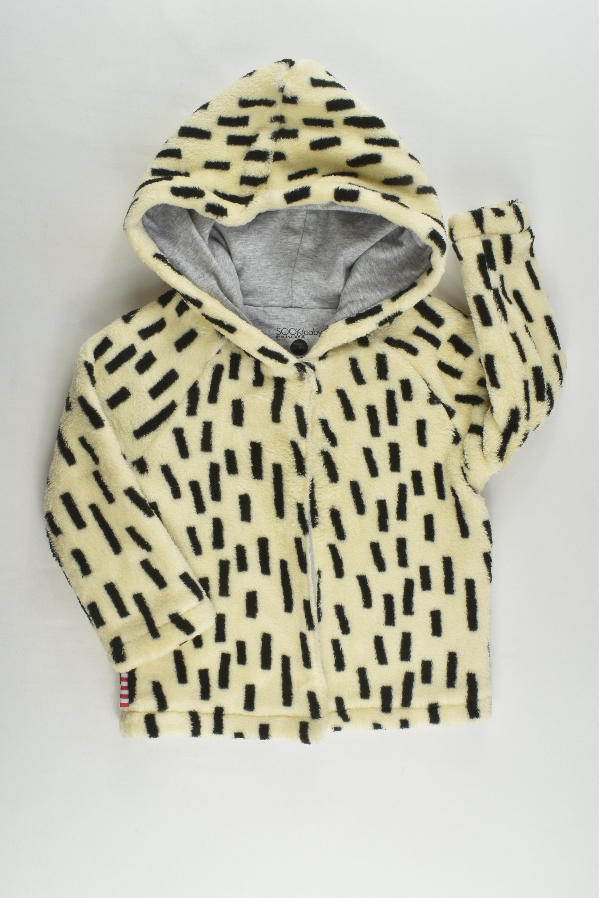SOOKIbaby by Dijana Dotur Size 1 (12-18 months) Lined Fluffy Jacket