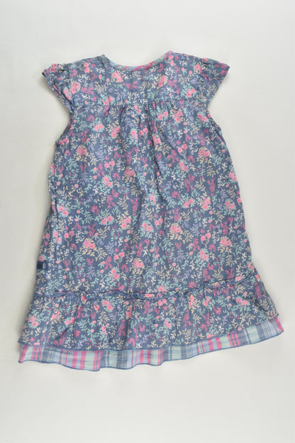 S. Oliver Size 3 (98 cm) Lined Floral Dress