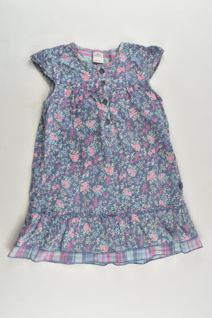 S. Oliver Size 3 (98 cm) Lined Floral Dress