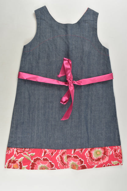 Sally Australia Size 5-6 Handmade Denim Dress