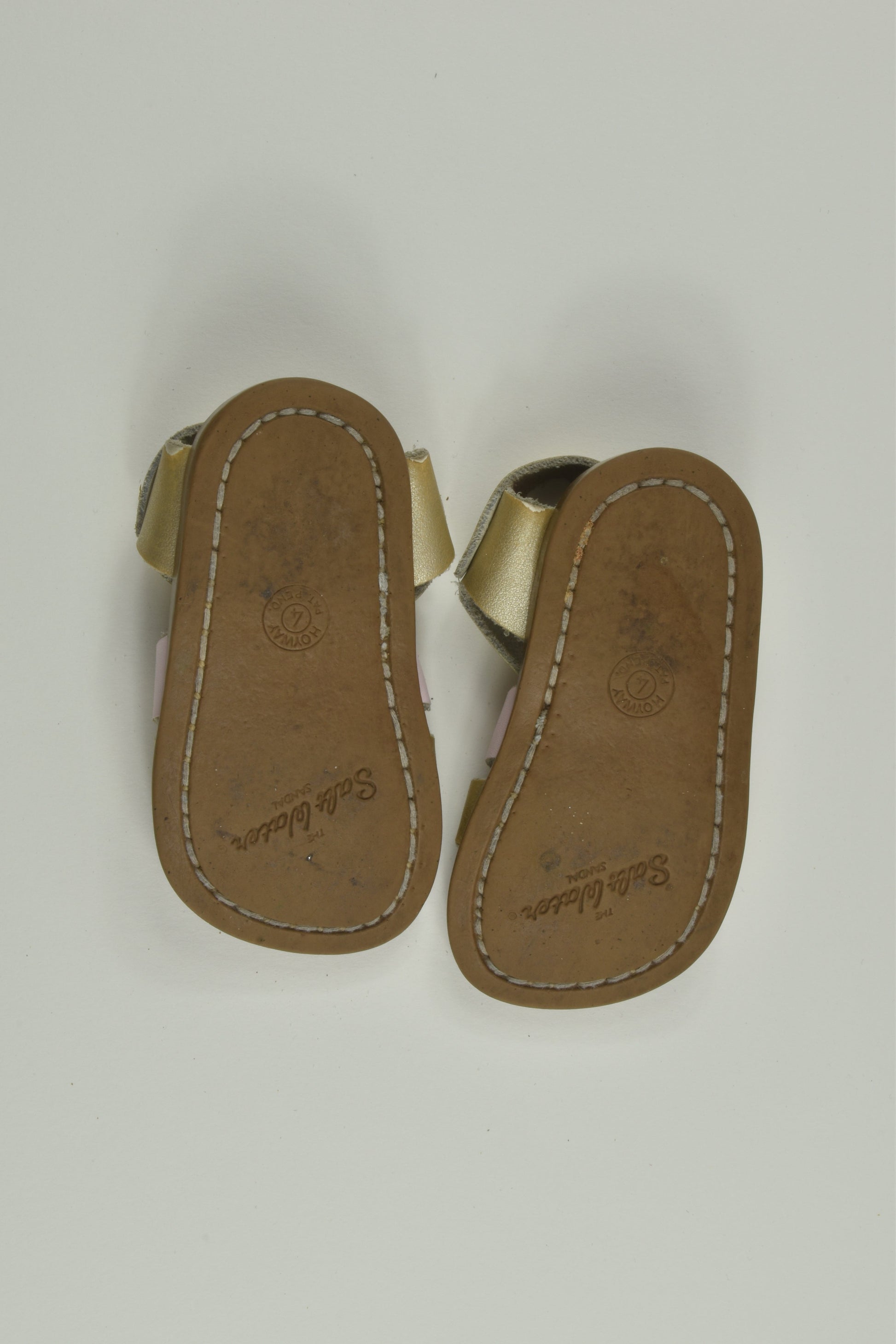 Saltwater Size 4 Leather Sandals
