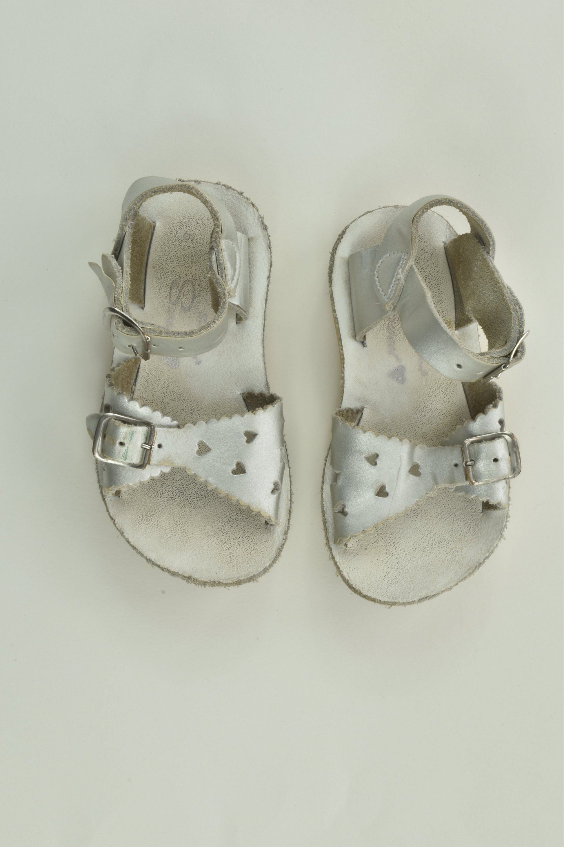 Saltwater Size 6 Sun-San Leather Sandals