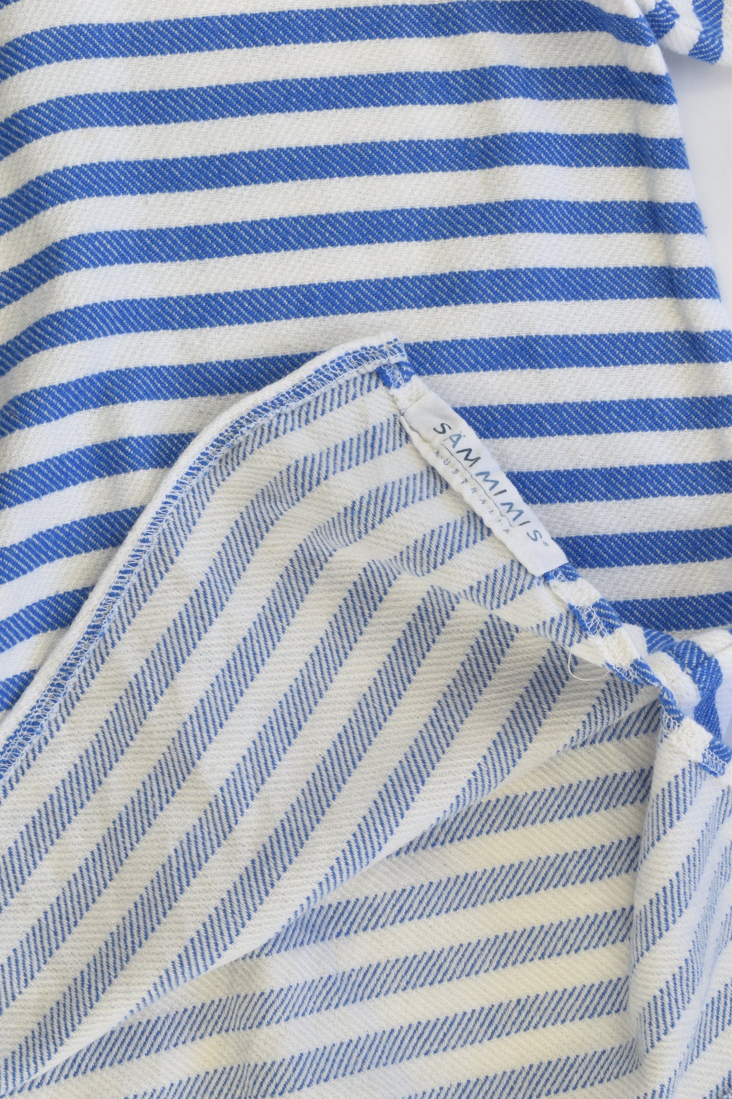 Sämmimis Australia Size S (2-5 years) AMALFI Kids Hooded Turkish Towel Royal Blue/White