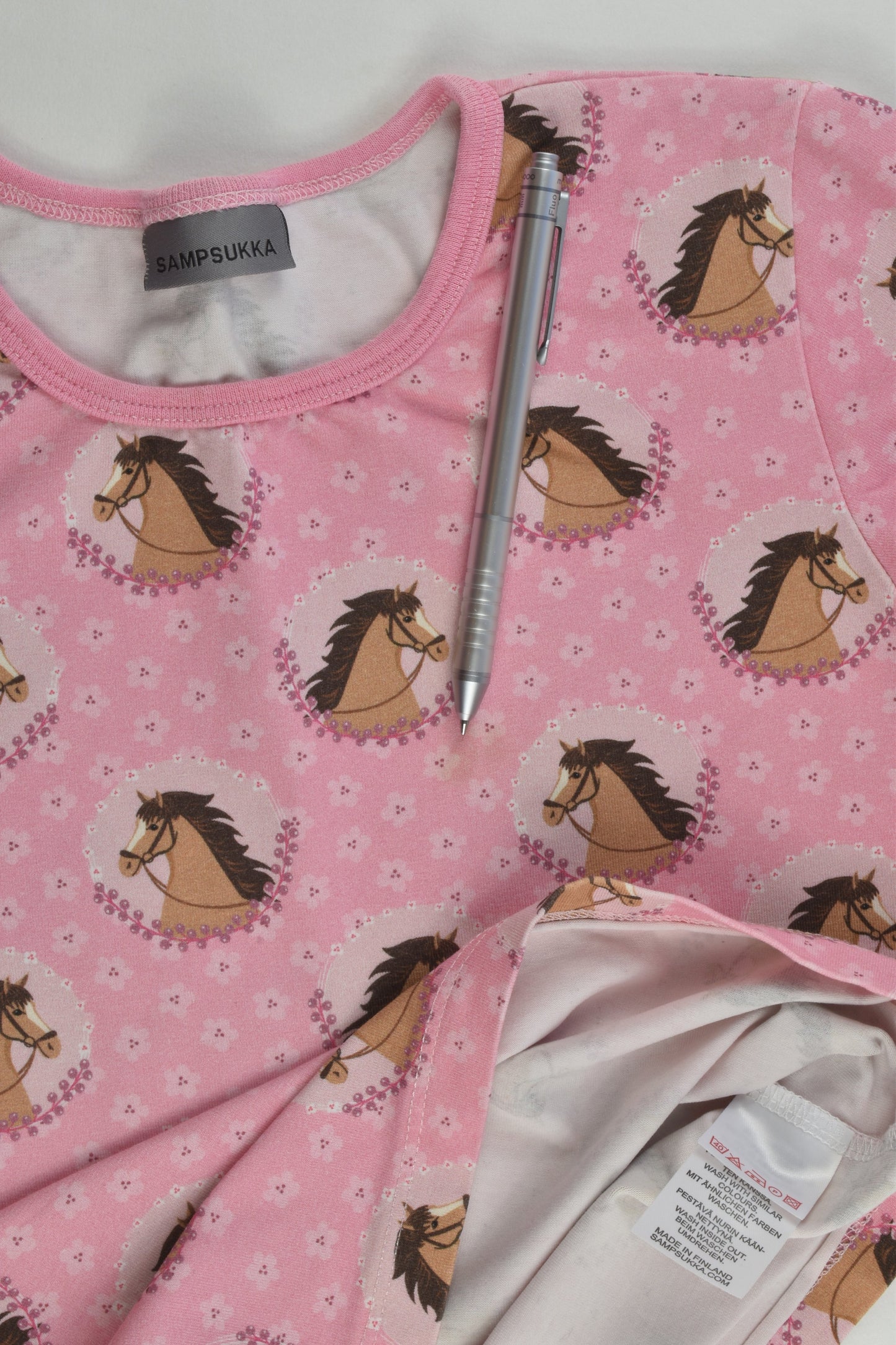 Sampsukka Size 6-7 (120 cm) Horse T-shirt