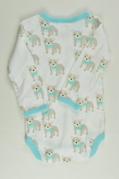 Sapling Size 000 (0-3 months) Dogs Bodysuit