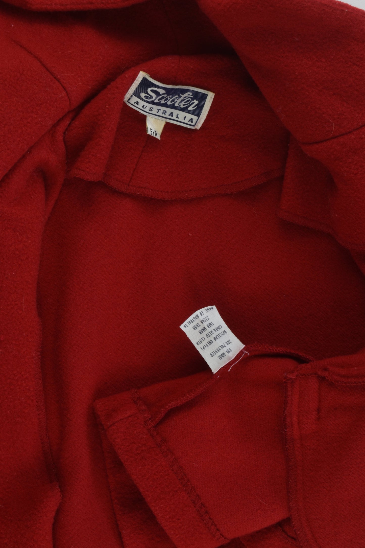 Scooter Australia Size 5 Vintage Wool Blend Jacket