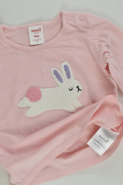 Seed Heritage Size 0 (0-12 months) Rabbit Top