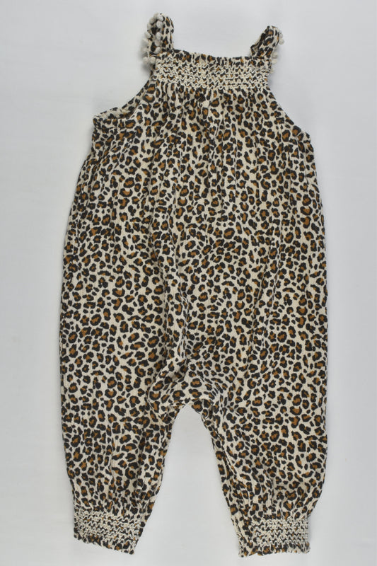 Seed Heritage Size 00 (3-6 months) Leopard Playsuit